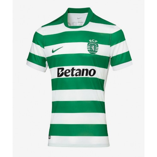 Lacne Muži Futbalové dres Sporting CP 2025-26 Krátky Rukáv - Domáci Lacne Muži Futbalové dres Sporting CP 2025-26 Krátky Rukáv - Domáci